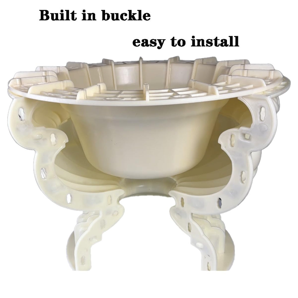 Extra Large Concrete Planter Mold, Heavy-Duty Reusable ABS Molds for Flower Pots, Large Concrete Planter Molds for
