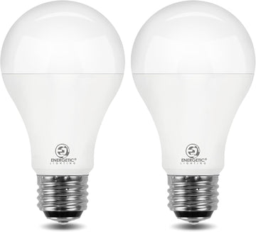 Super Bright 50/100/150W 3-Way A21 LED Light Bulb, 800/1600/2200 Lumens, 5000K Daylight, Non-dimmable, E26 Base, ETL