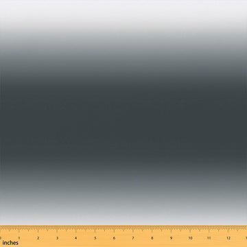 Black Grey White Ombre Fabric By The Yard, Gradient DIY Decorative Fabric, Modern Abstract Art Upholstery Fabric