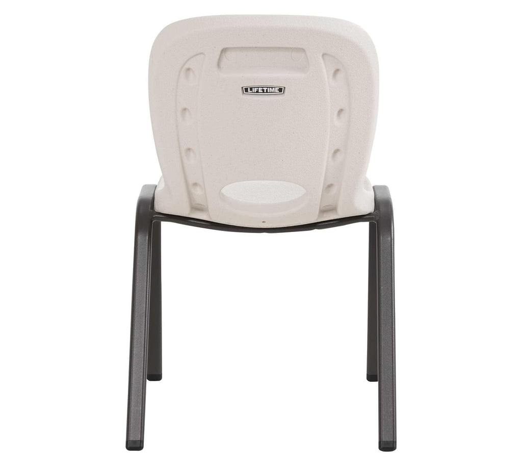 Kids Stacking Chair, Almond