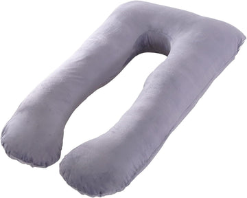 Pregnancy Pillow, U-Shaped Full Body Maternity Pillow with Removable Pillowcase, Prone Pillow Support for Back, Legs