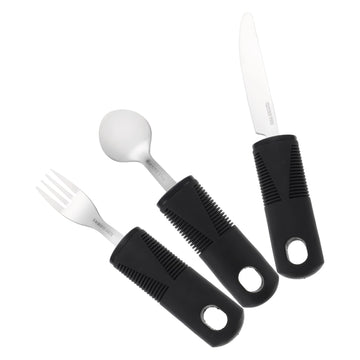 Adaptive Utensils Kit for Elderly or Disabled 3-piece Set