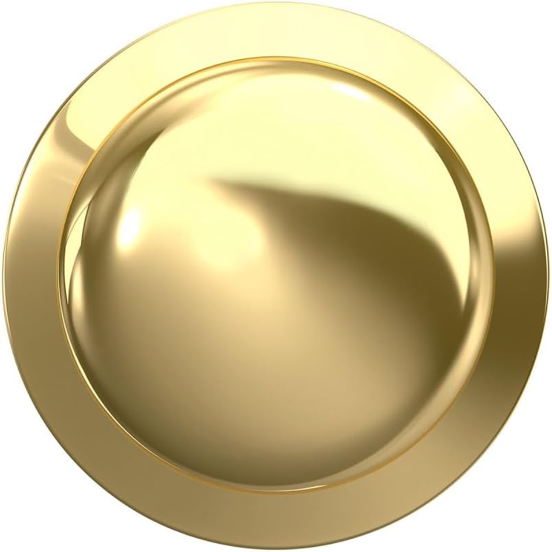 Plymouth Hall/Closet Passage Door Knob, Bright Brass