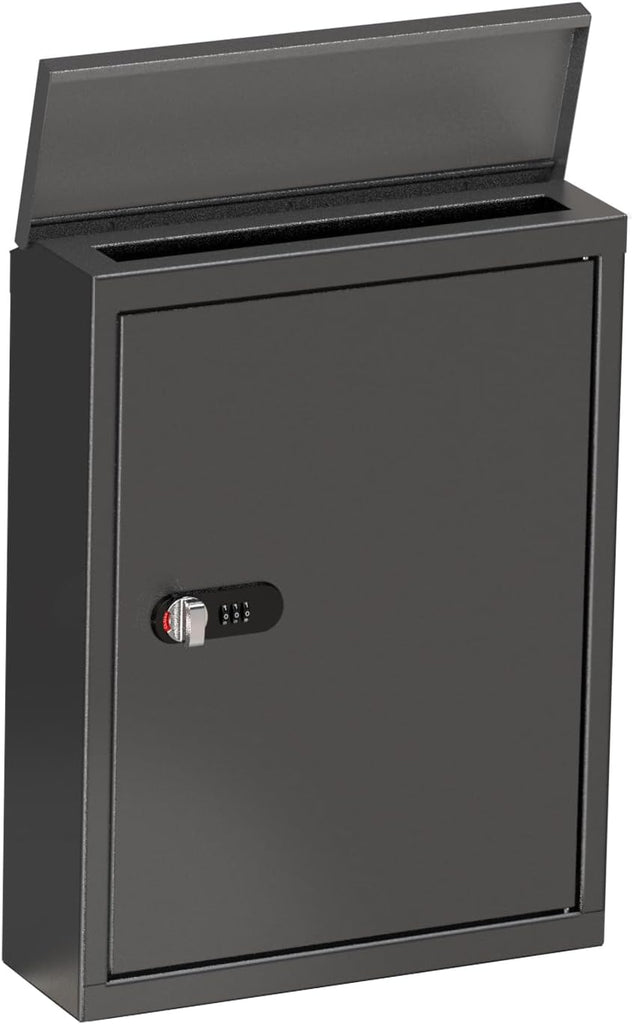 Wall Mount Mailbox Combination Lock, Security Mail Box Box School
