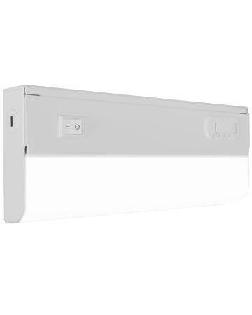 9" LED Direct Wire Under Cabinet Light with On/Off Switch - Dimmable LED Lights - Selectable CCT 2700K-5000K, 340-360