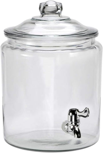 Heritage Hill Glass Drink Dispenser, 2 Gallon