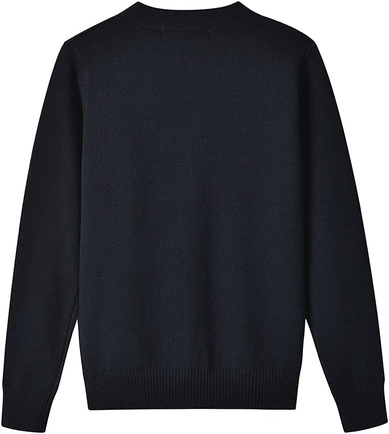 Pinker Boys School Uniform Cardigan Sweater V-Neck Soft Cotton Clothing