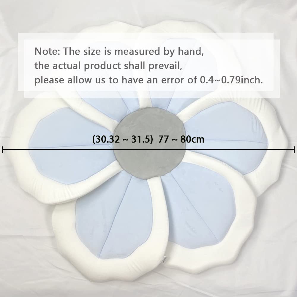 Bath Pad for Infant Bathtub Sink Flower Mat Tub Little Lotus - Petal Soft Supports Lounger Newborn Bathing Insert