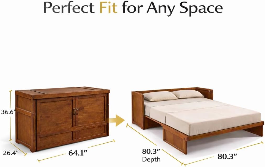 Murphy Cube Cabinet Bed (Cherry)
