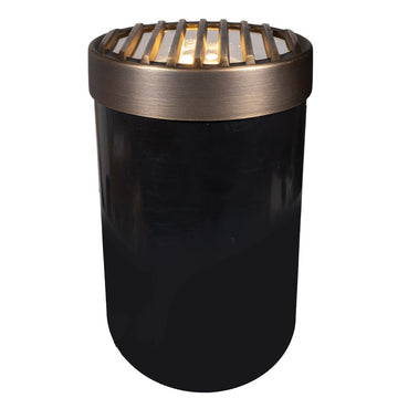 12V Drive-Over Rated Well Light (Brass Top) & 9W 2700K PAR36 LED Bulb