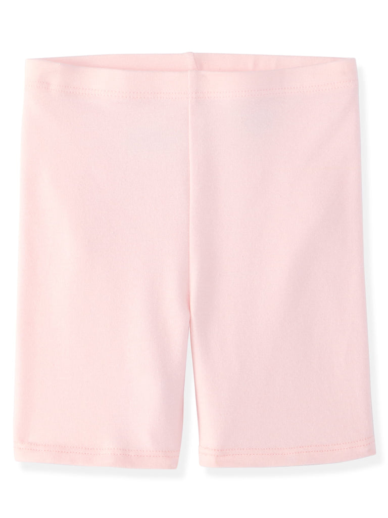 Newborn, Baby & Toddler Girl Cotton 2-Piece Set, Short-Sleeve Dress & Biker Shorts