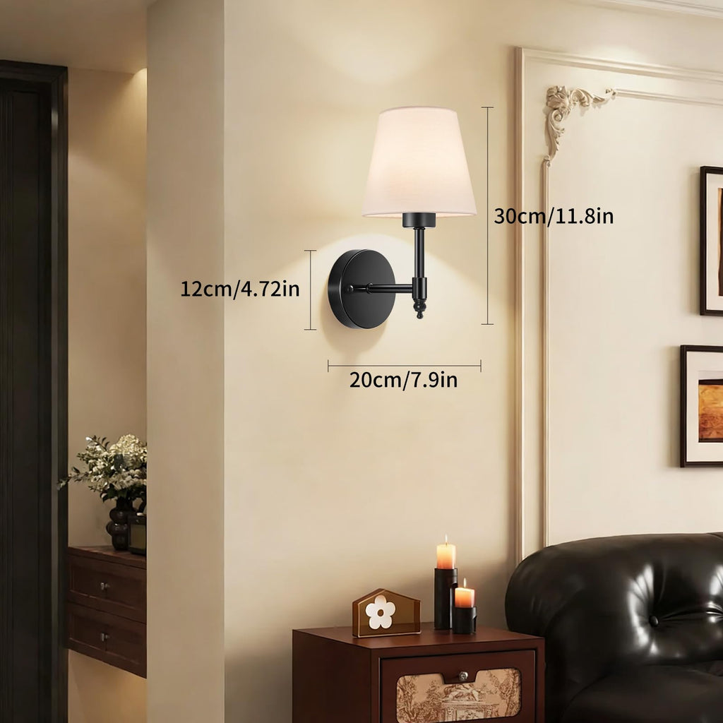 Battery Operated Wall Sconce Set of 2, Rechargeable Wireless Wall Lights