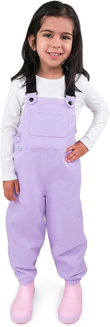 Puddle-Dry Rain Bib Pants for Toddlers