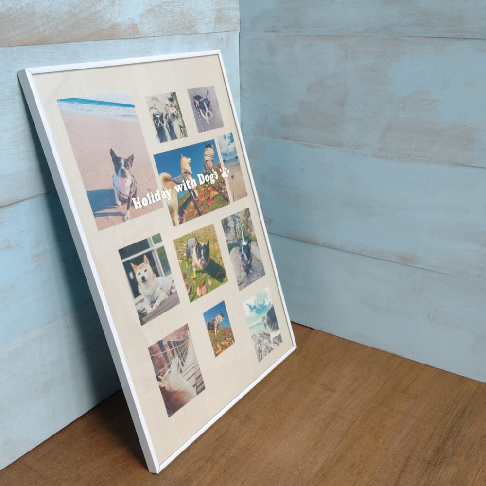 Sofken 002108 Slim Eight B3 Aluminum Picture Frame, Black