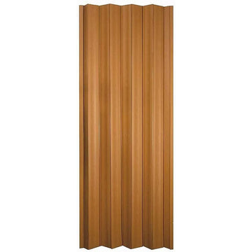 Regent Interior Accordion Folding Door, 36" x 80", Fruitwood