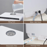 Portable Dishwasher, Mini Dishwashers with 2-in-1 Water Supply Modes, 5 Wash Programs