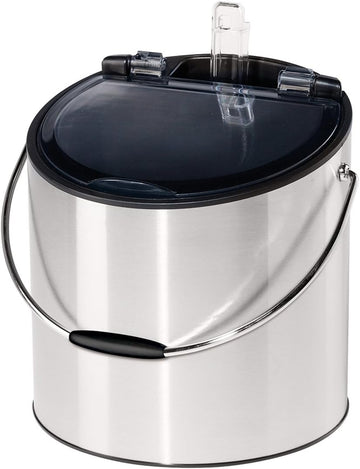 Wine & Ice Bucket- Ice Bucket with Lid & Ice Scoop, Wine Chiller Bucket, Tabletop Wine Chiller Holds 2 Bottles, Bar