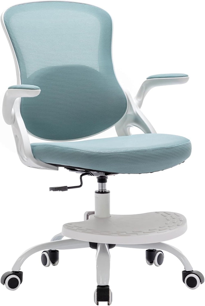 Kids Desk Chair,Ergonomic Study Chair with Adjustable Height,Swivel Mesh Desk Chair with Wheels,Home Office Chair