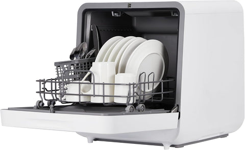 Portable Countertop Dishwasher with Large Capacity - No Installation Needed