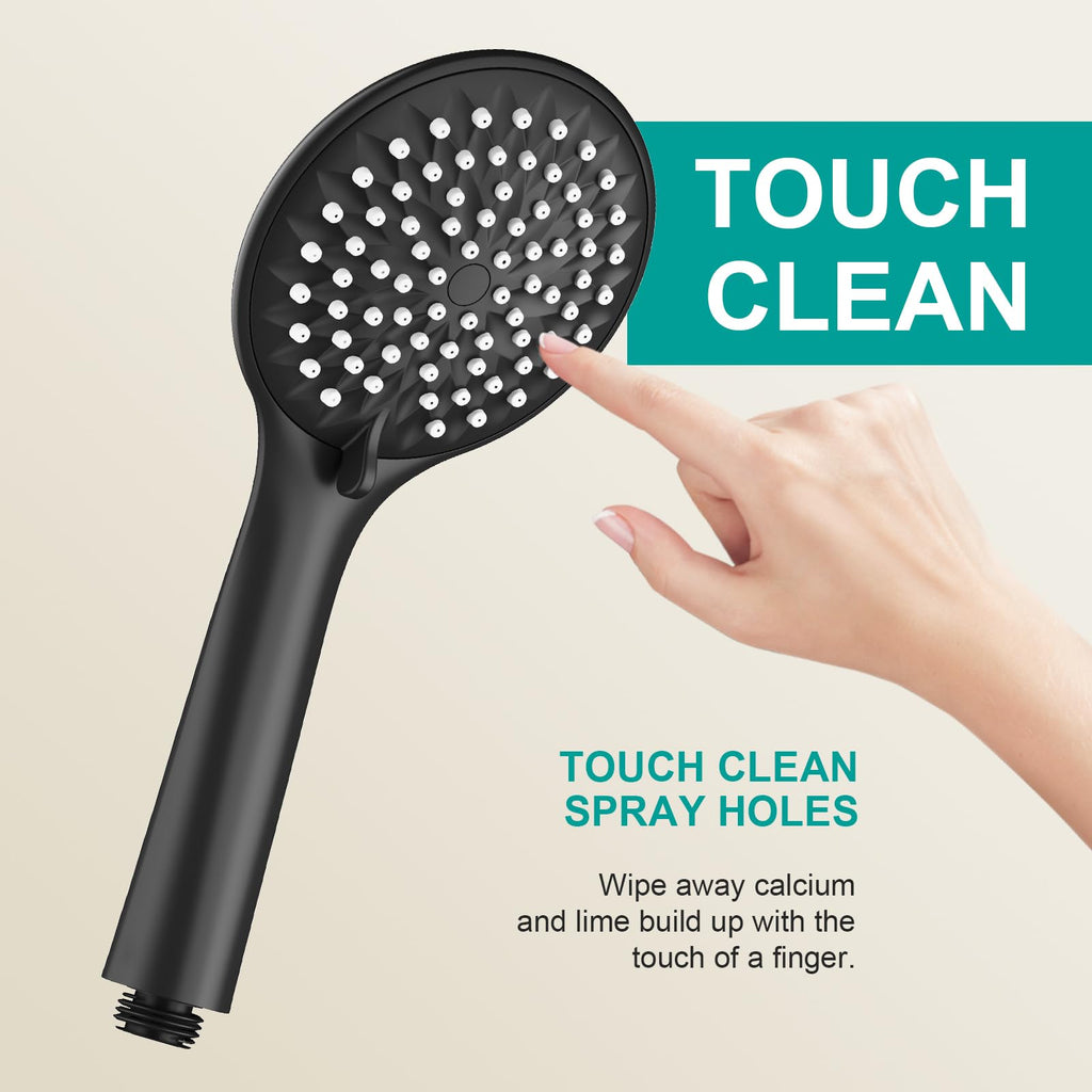 Shower Slide Bar Handheld Shower Head with Hose, 5-Function Hand Shower with Wall Mount,shower slide bar,adjustable