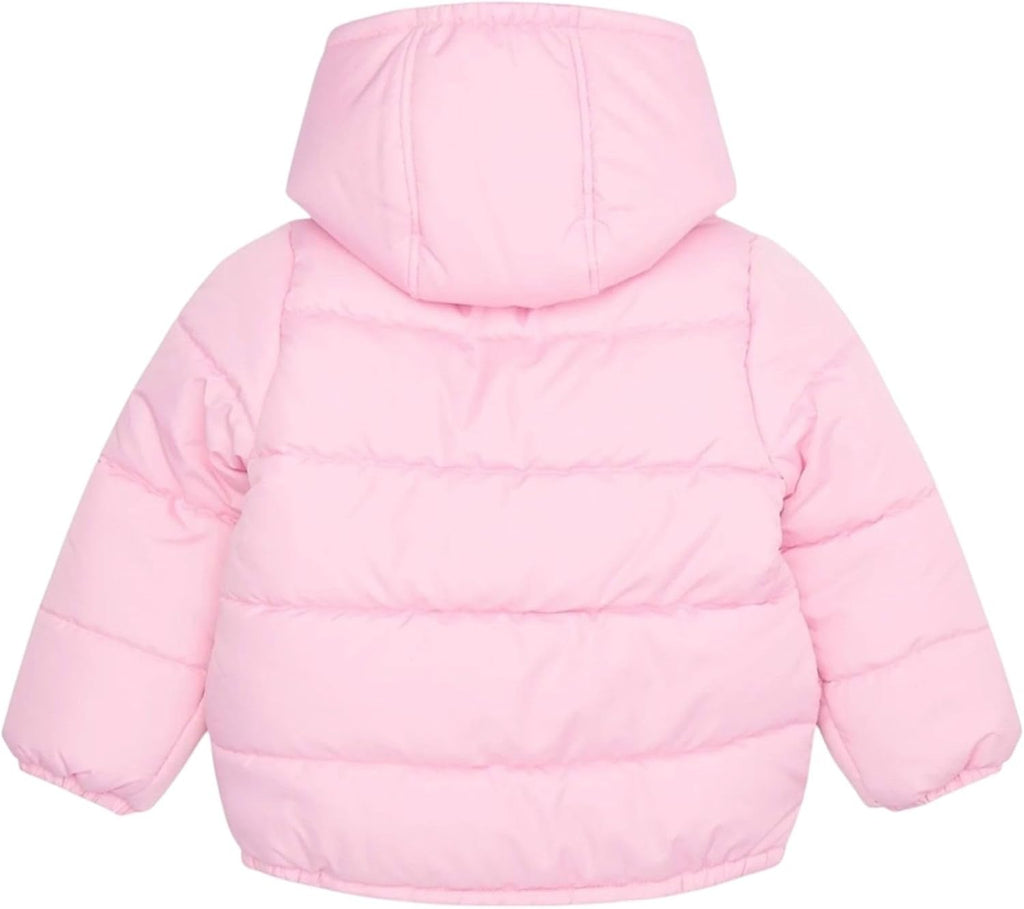 Girls' Fleece-Lined Hooded Puffer Winter Coat