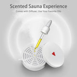 Sauna Steamer Machine for Home, 1300W 1.8qt Steam Generator, Portable Steamer Pot with Remote Control, Oil Diffuser