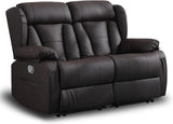 58.3" Reclining Loveseat Sofa, RV Loveseat Recliner Couch