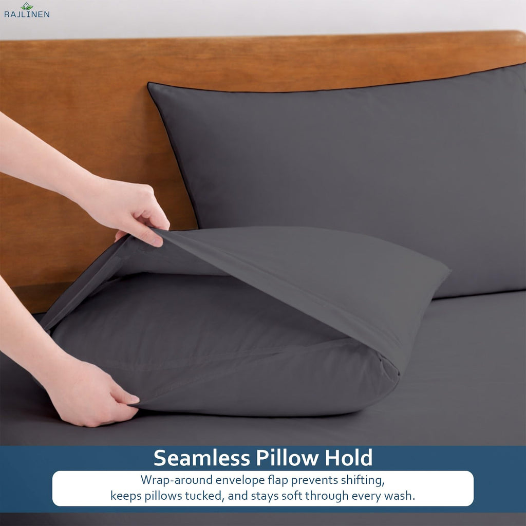 100% Cotton Three Quarter (48" x 75") Sheets Set, Cooling & Breathable Bed Sheets, 16 Inch Deep Pocket Fitted Sheet