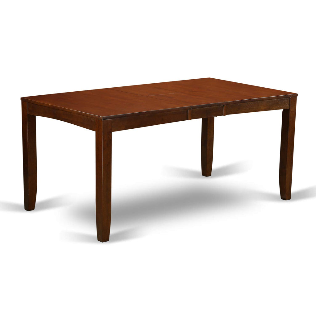 West Furniture 6 Piece Kitchen Table Set Contains a Rectangle Dining Table with Butterfly Leaf and 4