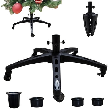 Heavy Duty Rolling Christmas Tree Stand with Wheels for 9FT Artificial Tree