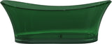 69" Flat Bottom Man Made Stone Freestanding Bathtub - Translucent Evening Violet - Azul Series FT-AZ520-GR