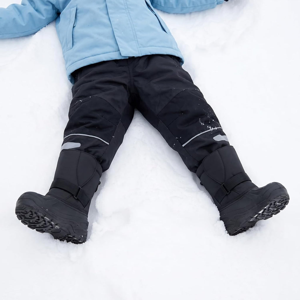 Kids Winter Snow Boots Waterproof Boys Girls Faux Fur Toddler Boots