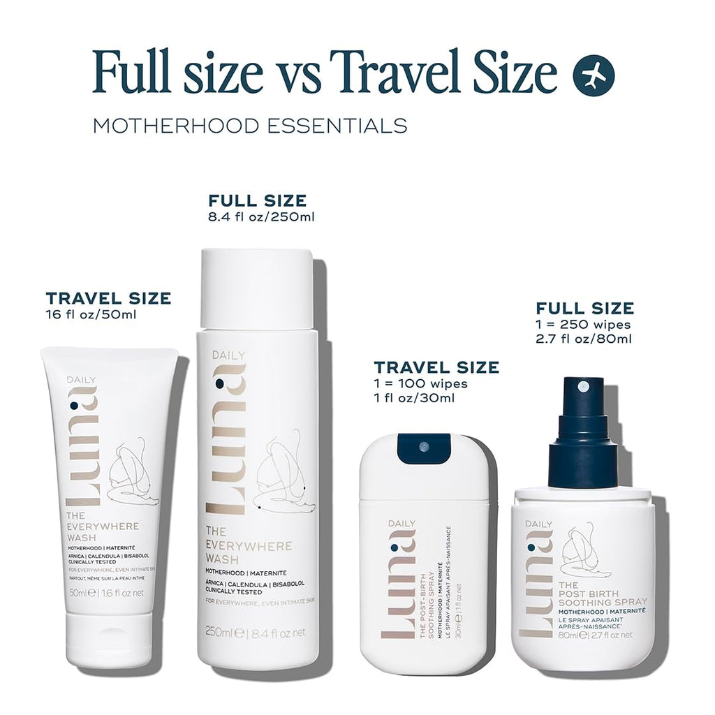 Hospital Bag Essentials Kit | 3 Piece Postpartum Gift Set