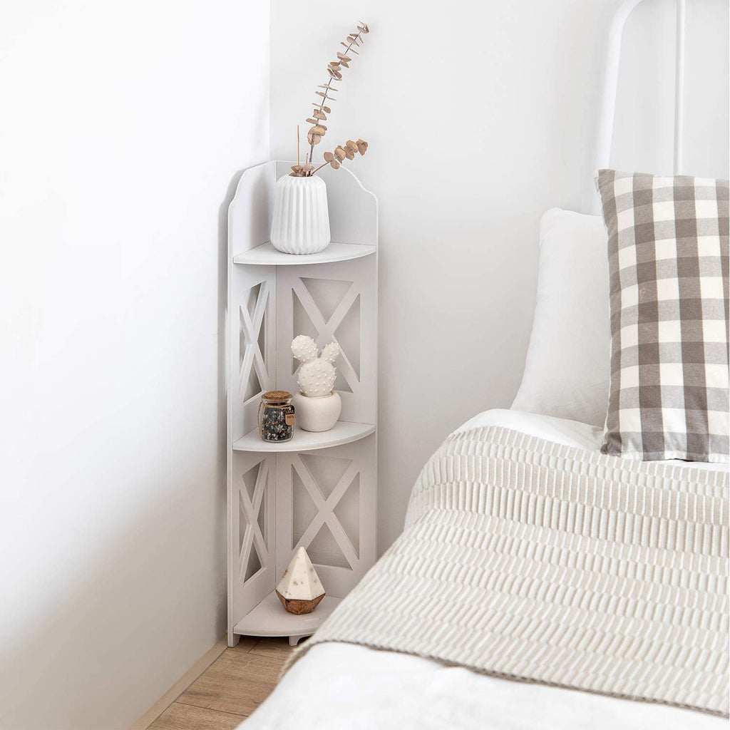 Corner Shelf Small Bathroom: Frees Up 65% Bath Space for Renters