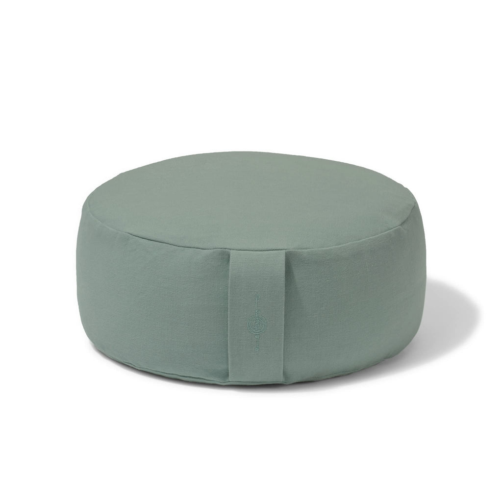 Meditation Cushion Set - Zafu Meditation Pillow and Zabuton Floor Cushion - Adjustable Organic Buckwheat and Cotton