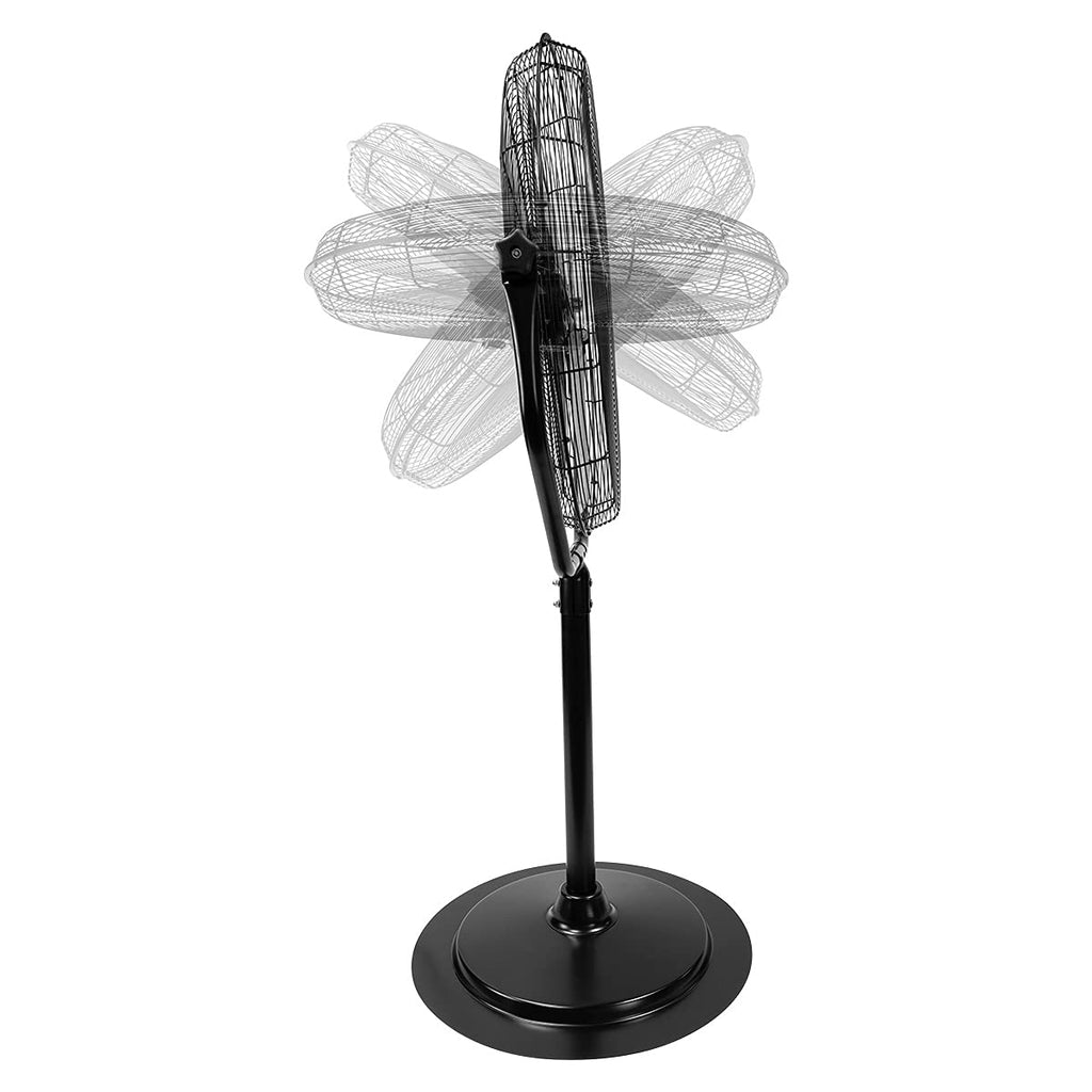 Industrial 30" Pedestal Fan, Powerful Heavy Duty Commercial Fan for Warehouses, Factories, and Large Spaces