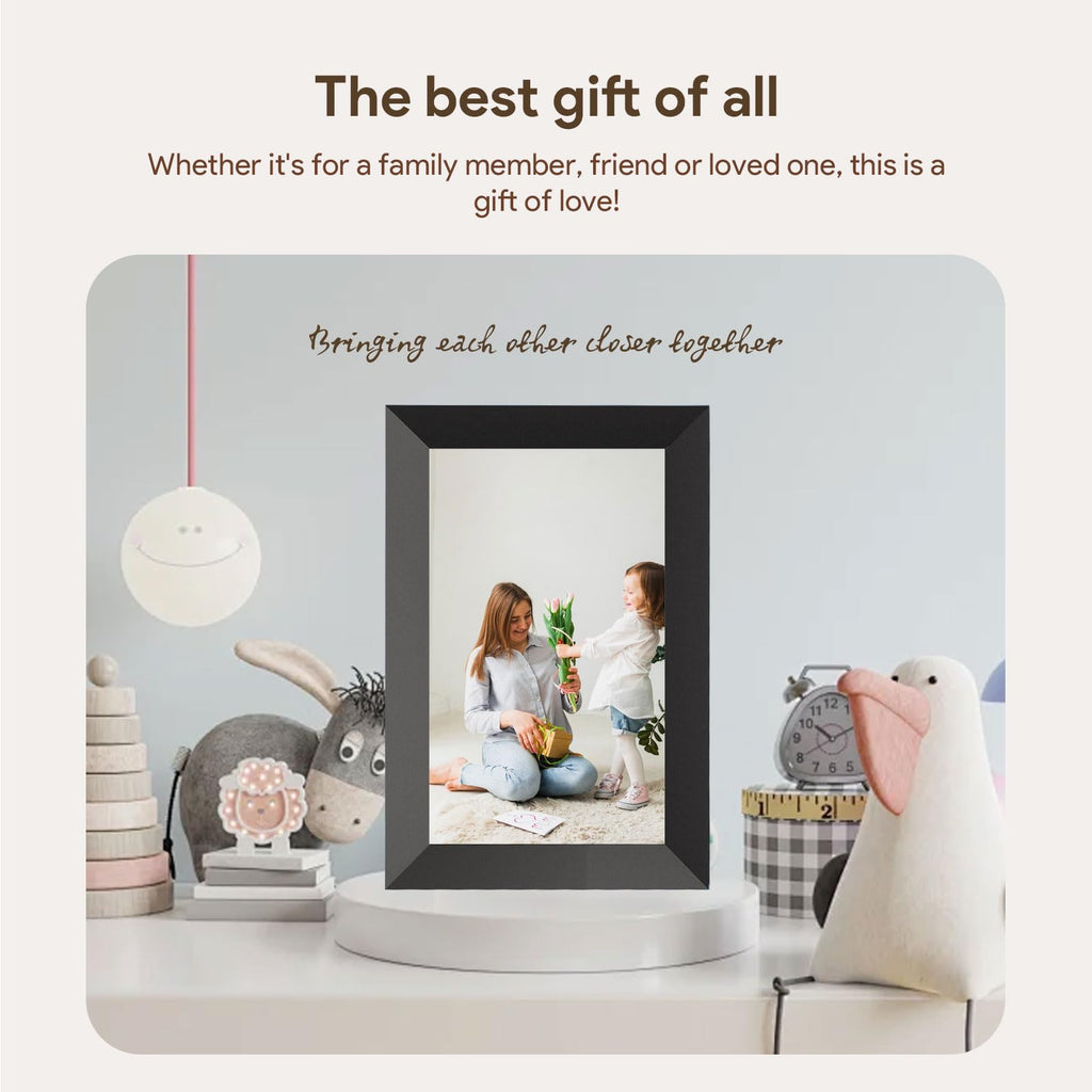 Uhale Digital Picture Frame, 10.1-inch High Definition Touch Screen, Digital Photo Frame with Automatic Rotation