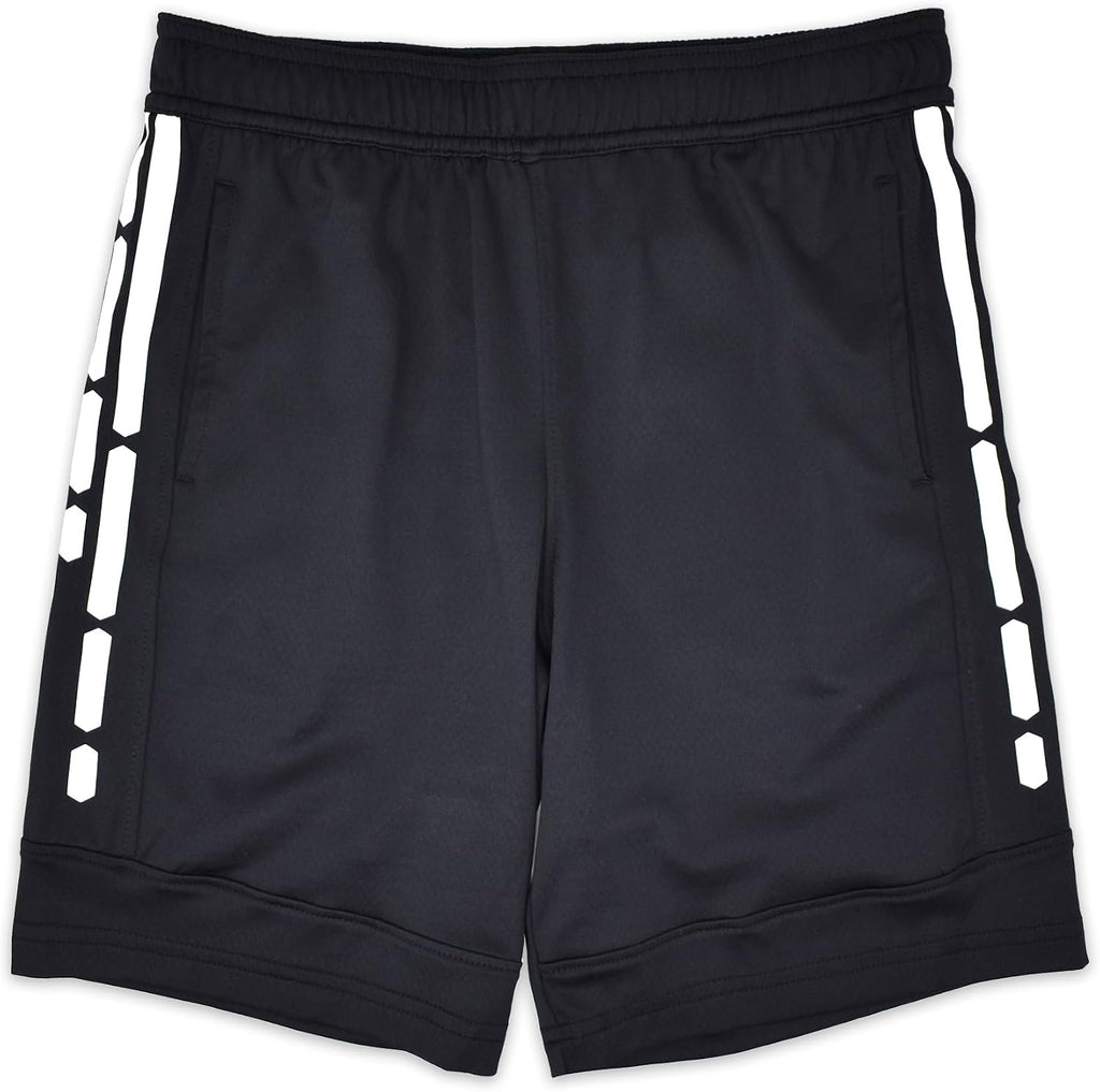 Boys Active Performance & Mesh Style Basketball Sport Shorts - Multi Packs