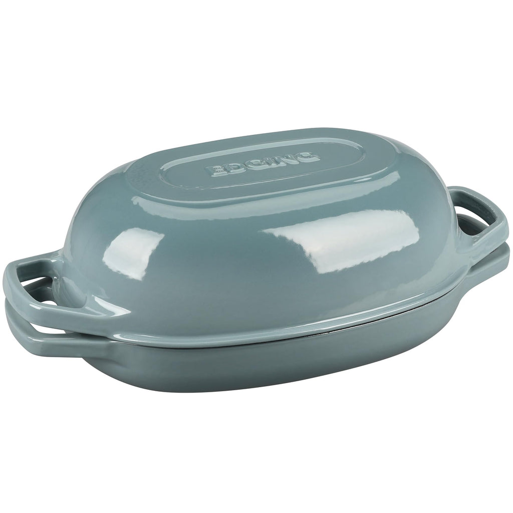 Enameled Cast Iron Oval Dutch Oven Pot with Lid, Dutch Oven for Sourdough Bread Baking, Bread Oven, Bread Dutch Oven