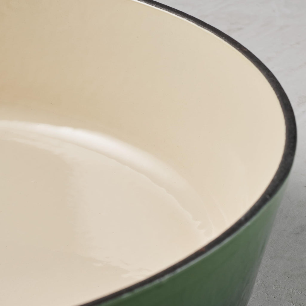 Bestow Enameled Cast Iron 4-Qt Braiser Pan with Lid, Cactus