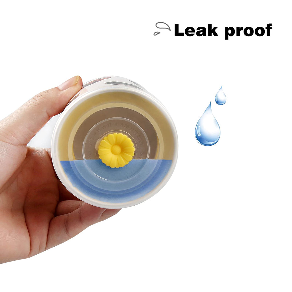 Bamboo Toddler Baby Plates and Bowls Set, 7Pcs Kids Plate Dinnerware Set