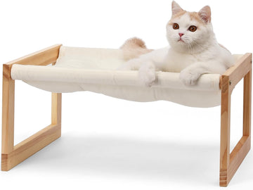 Large Cat Hammock, Raised Dog Bed for Indoor and Outdoor, Washable