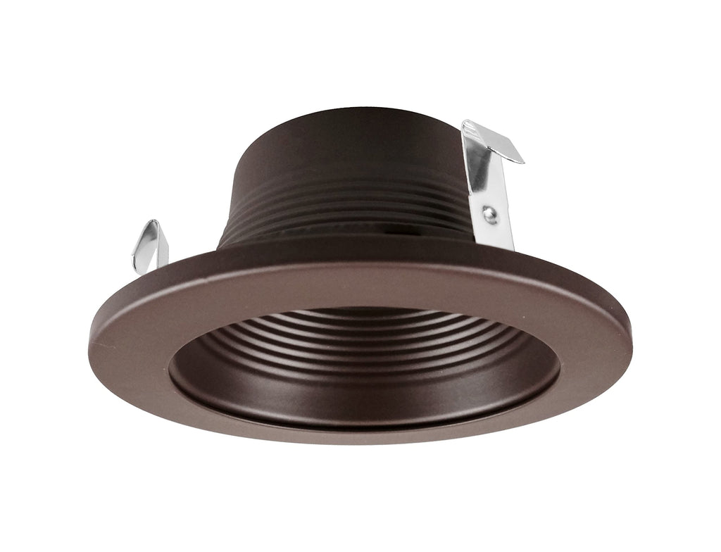 4 inch Oil-Rubbed Bronze Recessed Baffle Trim for MR16 Bulb (14002OB-OB)