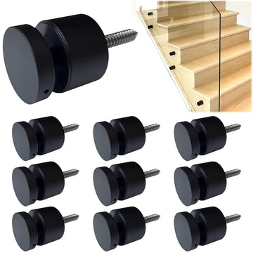 10 Pack Marine Grade SS316 Solid Heavy Duty Glass Railing Standoff