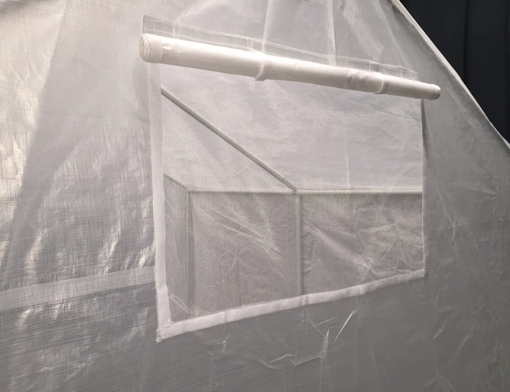 Canopy Greenhouse 10-Ft by 10-Ft, 1 3/8-In Steel Frame, 6-Leg, Opaque