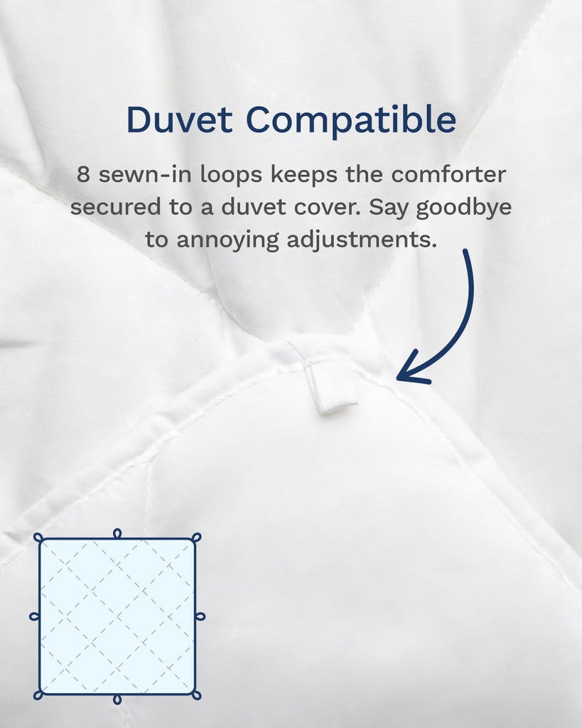Twin/Twin XL Reversible Comforter - Down Alternative Duvet Insert