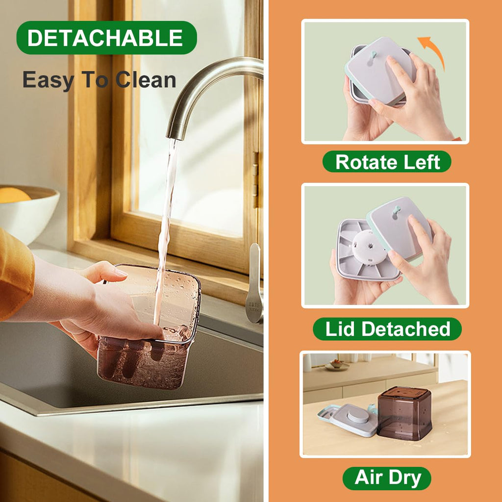 Formula Container, 1700Ml/730g Airtight Formula Dispenser, One Button Handy Pop Up Food Containers Milk Powder