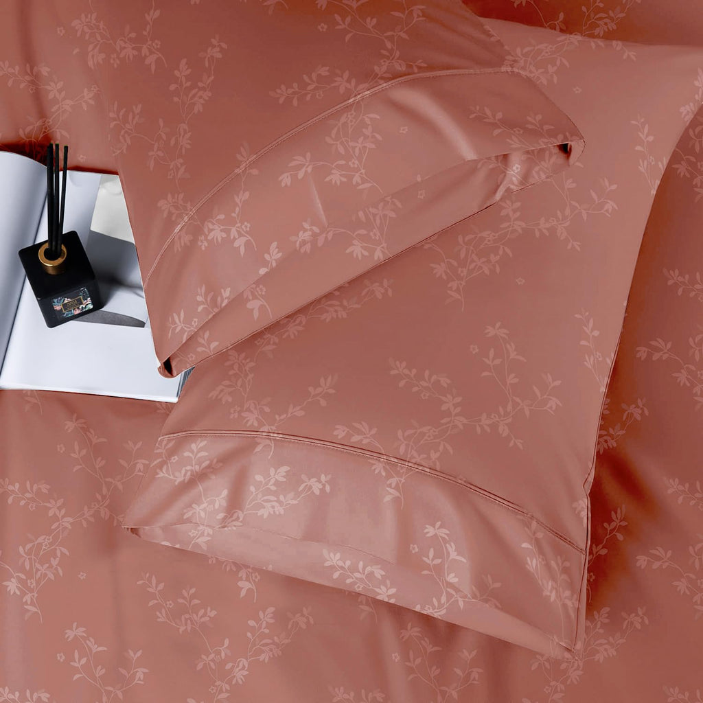 KHC Oversize Pillow Case Jacqurd | Extra Large Fits Even The Fluffiest Pillows Including The Pancake & Extra Tall