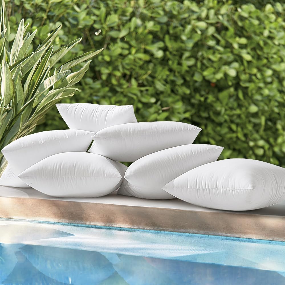 12x20 Inch Outdoor Pillow Inserts, Waterproof Throw Pillows - Set of 2