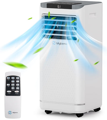 10,000 BTU Portable Air Conditioners for Room Up to 450 Sq.Ft, 4-in-1 Portable AC Unit, Heater